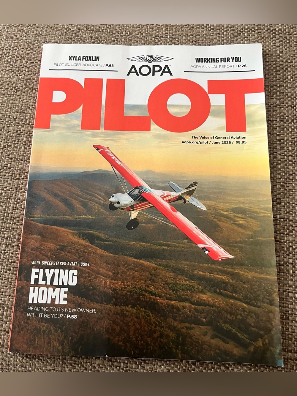 AOPA Pilot Magazine June 2026 - Flying Home